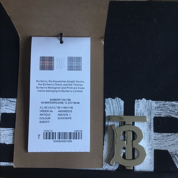 NIB Burberry Lola Medium Canvas and Leather Bag - Picture 12 of 12